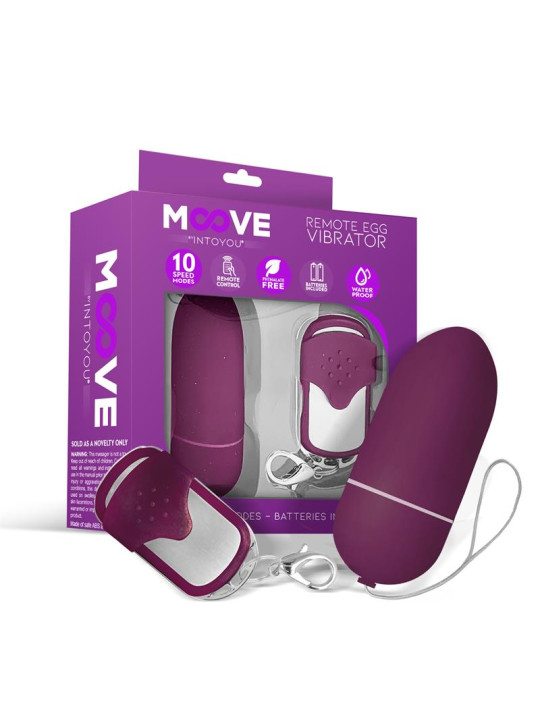 Huevo Vibrador con Control Remoto Dark Purple