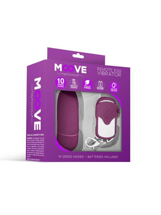 Huevo Vibrador con Control Remoto Dark Purple
