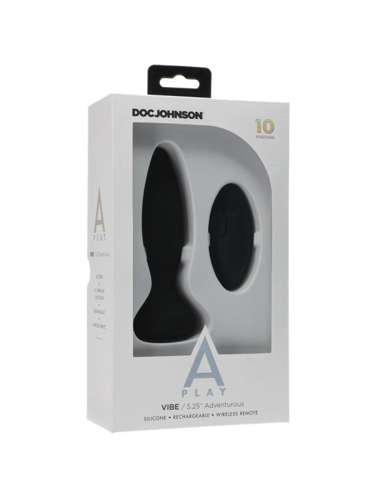 Plug Anal Control Remoto Vibe Adventurous Negro