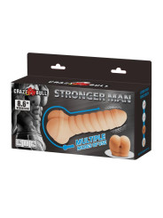 Funda para el Pene y Estimulador Stronger Man 8.6