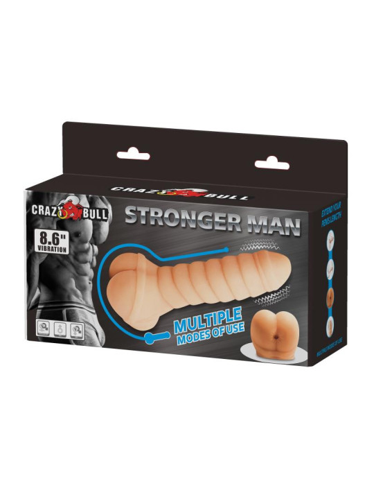 Funda para el Pene y Estimulador Stronger Man 8.6