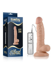 Dildo Real Extreme con Vibración 7.5 Natural