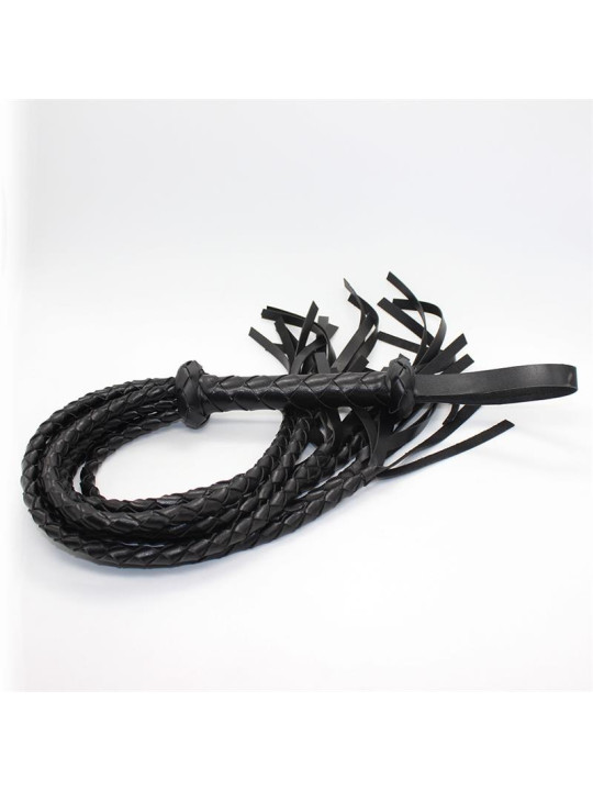 Flogger Trenzado 75 cm Negro