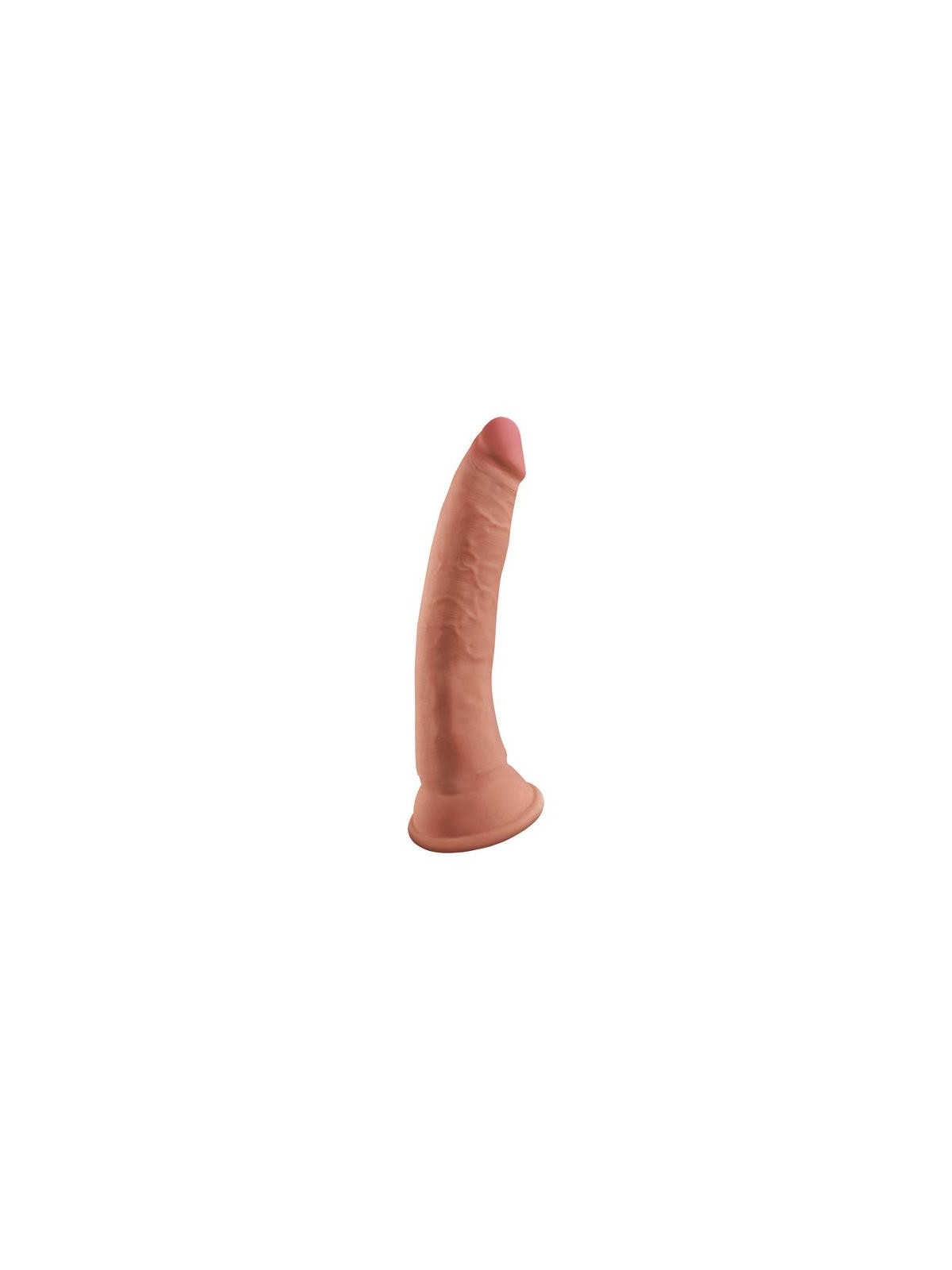 Dildo Triple Densidad 7 Caramelo