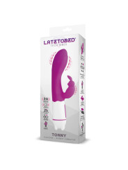 Tonny Vibrador USB Punto G 36 Funciones Silicona Púrpura