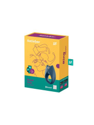 Royal One Anillo Vibrador con APP Azul