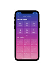 Royal One Anillo Vibrador con APP Azul