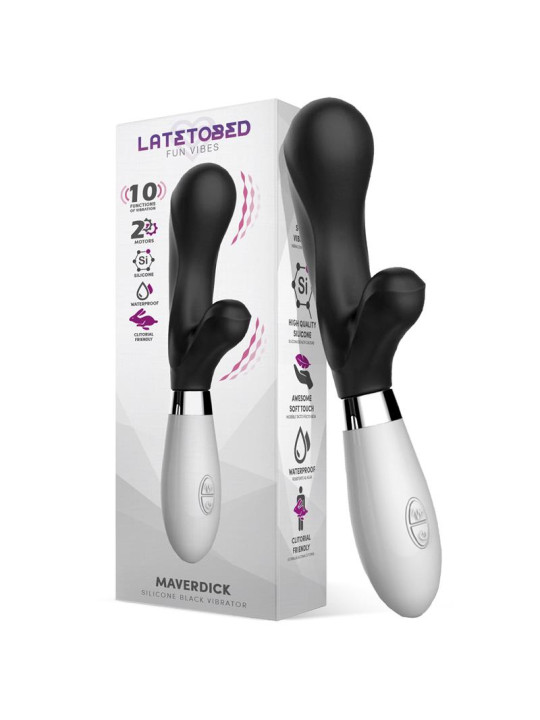 Maverdick Vibrador Silicona Negro