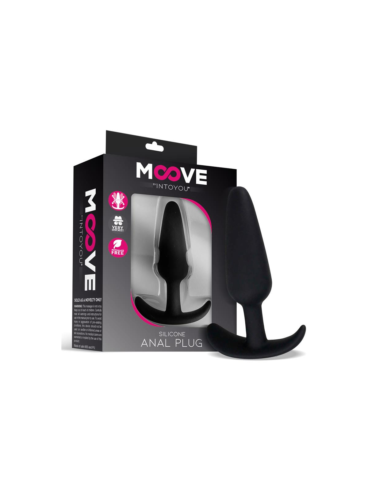 Plug Anal Silicona Pequeño Negro