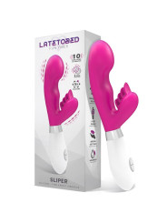 Sliper Vibrador Conejito Silicona Rosa