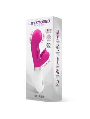 Sliper Vibrador Conejito Silicona Rosa