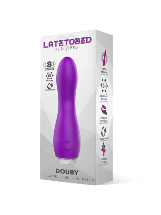 Douby Vibrador Silicona Púrpura