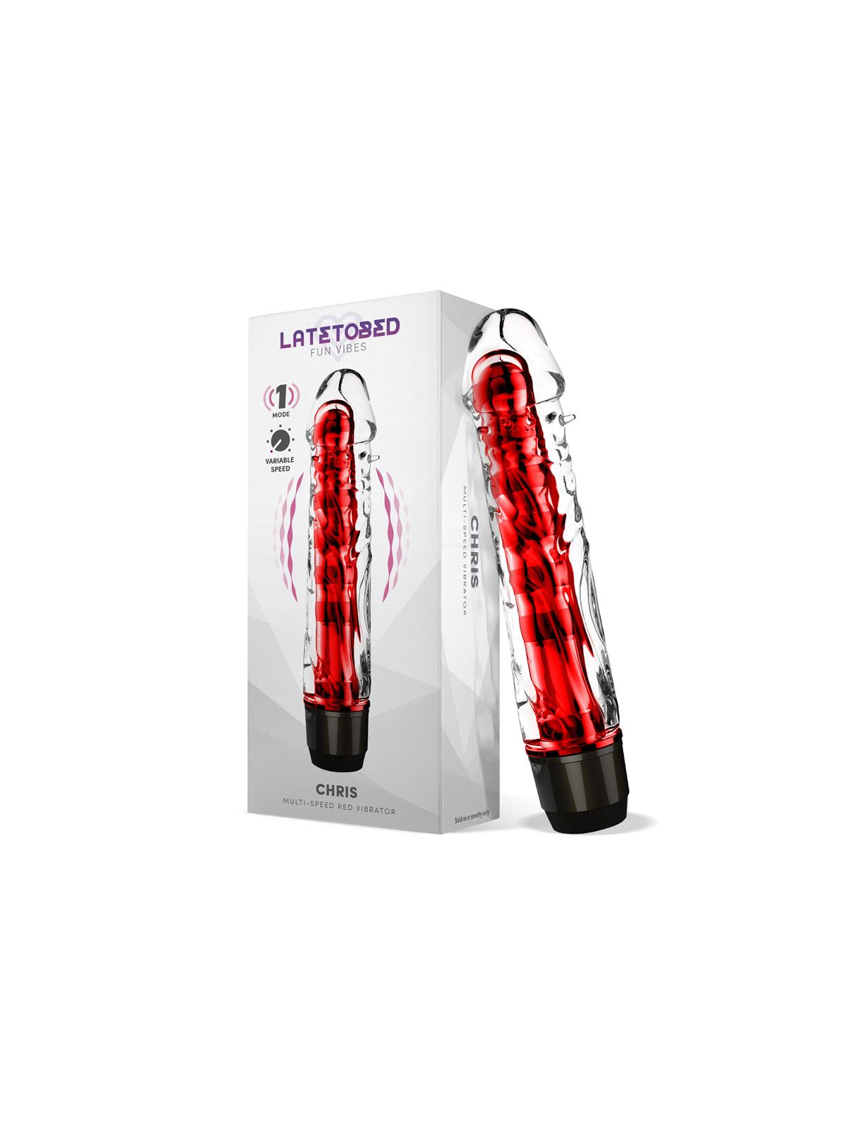 Chris Vibrador Multi Velocidad Rojo