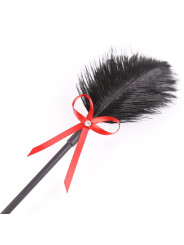 Plumas y Pala 2 en 1 36 cm Negro/Rojo