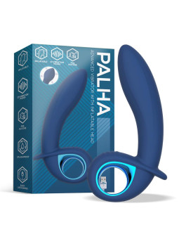 Vibrador Alpha Advanced con Función de Inflado y Vibración USB Silicona