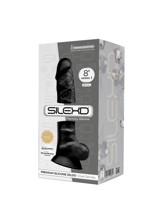 Dildo Dual Density Mod. 1 - 8 Negro