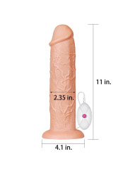 Dildo King 11 con Vibración Natural