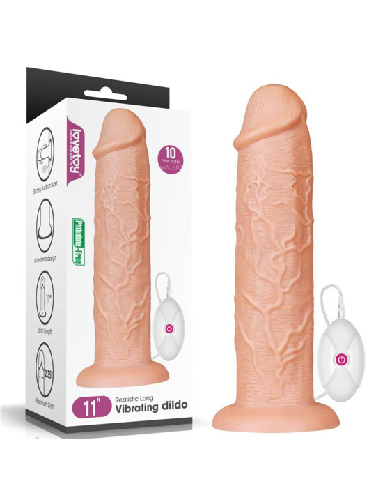 Dildo King 11 con Vibración Natural