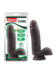 Dildo Dual Density Fashion Dude 17 x 3.6 cm Marron