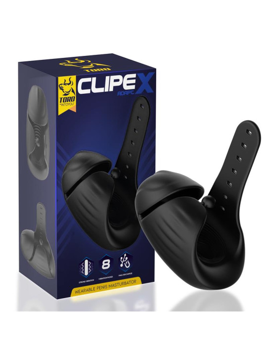 Clipex Masturbador Masculino Ajustable con Sistema de Clip Silicona Premium USB Magnético