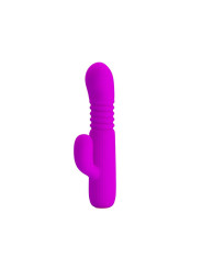 Leopold Vibrador con Función de Movimiento USB Silicona