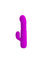 Leopold Vibrador con Función de Movimiento USB Silicona