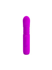 Leopold Vibrador con Función de Movimiento USB Silicona