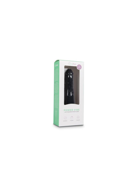 Vibrador Realista Silicona Negro