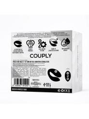 Couply Juguete para Parejas con Control Remoto USB Unibody Silicona Líquida