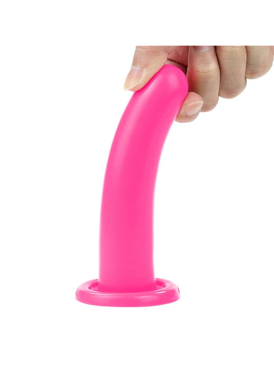 Estimulador Holy Dong 5.5 Silicona Líquida Rosa