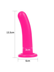 Estimulador Holy Dong 5.5 Silicona Líquida Rosa