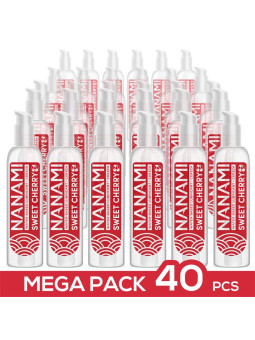 Pack de 40 Lubricante Base Agua Cereza Dulce 150 ml