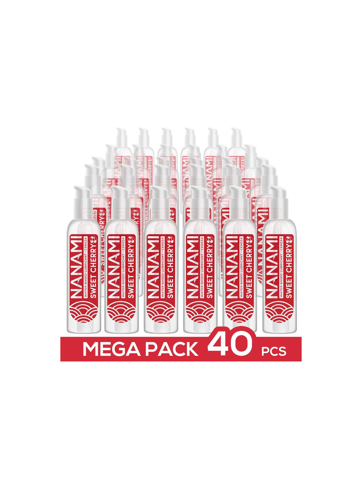 Pack de 40 Lubricante Base Agua Cereza Dulce 150 ml