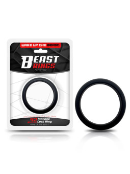 Anillo para el Pene Silicona Sólida 4.2 cm Negro