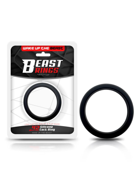 Anillo para el Pene Silicona Sólida 4.2 cm Negro