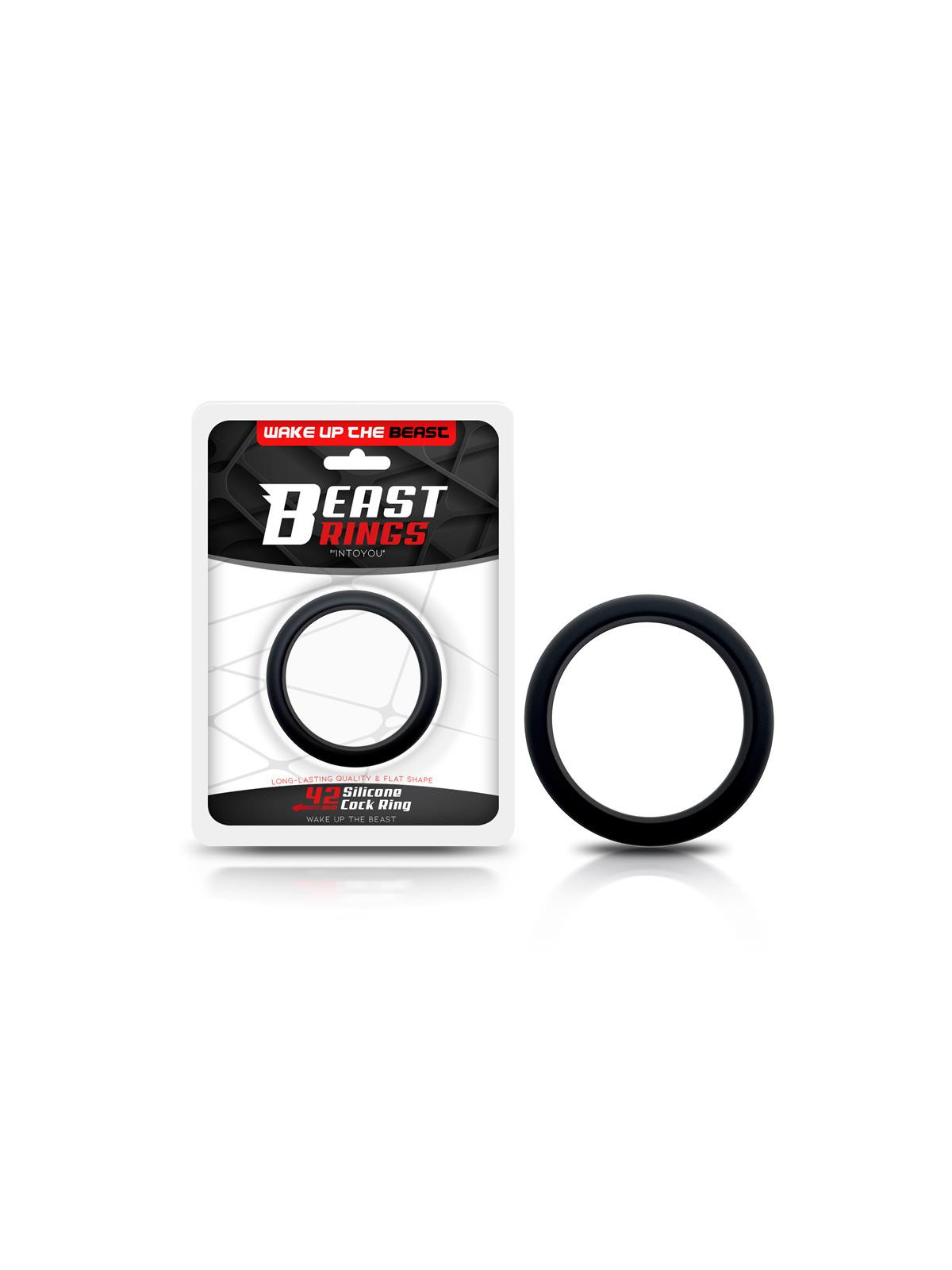 Anillo para el Pene Silicona Sólida 4.2 cm Negro