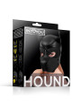 Hound Máscara de Perro Neopreno Hocico Extraíble Negro Talla Única