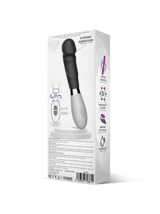 Louver Vibrador Silicona Negro