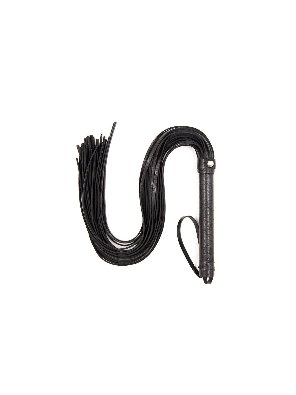 Flogger Mango de Metal 69 cm Negro