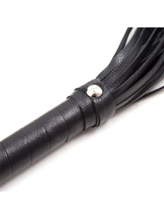 Flogger Mango de Metal 69 cm Negro