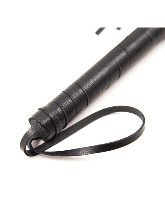 Flogger Mango de Metal 69 cm Negro