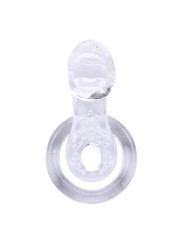 Anillo Vibrador para el Pene The Tongue Transparente