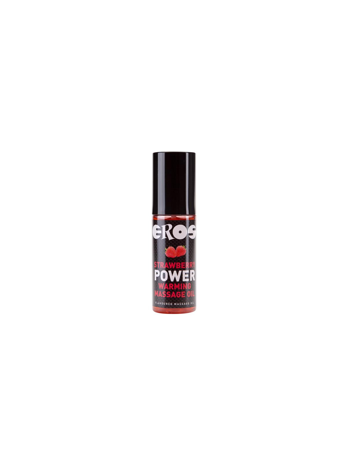 Aceite de Masaje Efecto Calor Fresa Power 100 ml