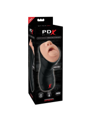 PDX Elite Masturbador Vibrador Deep Throat