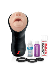 PDX Elite Masturbador Vibrador Deep Throat