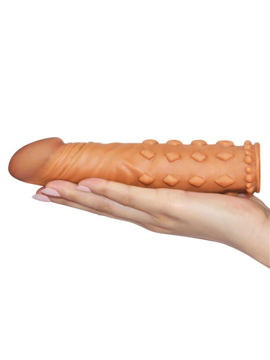 Funda para el Pene Add 2 Pleasure X Tender Marrón