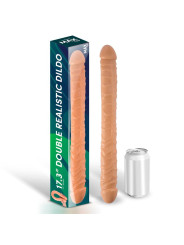 Trent Dildo Doble Realista Natural 17,3 - 44 cm