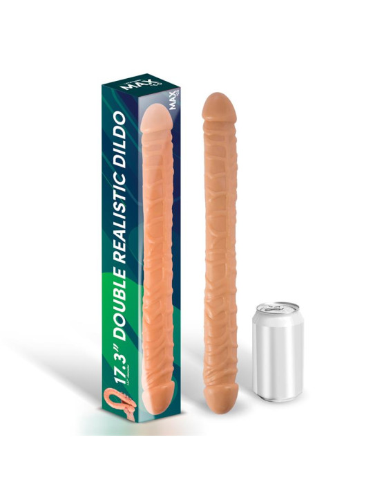 Trent Dildo Doble Realista Natural 17,3 - 44 cm