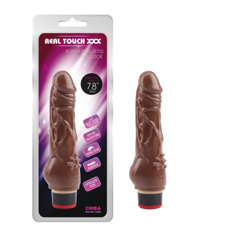 Vibrador T-Skin 7.8? Marron