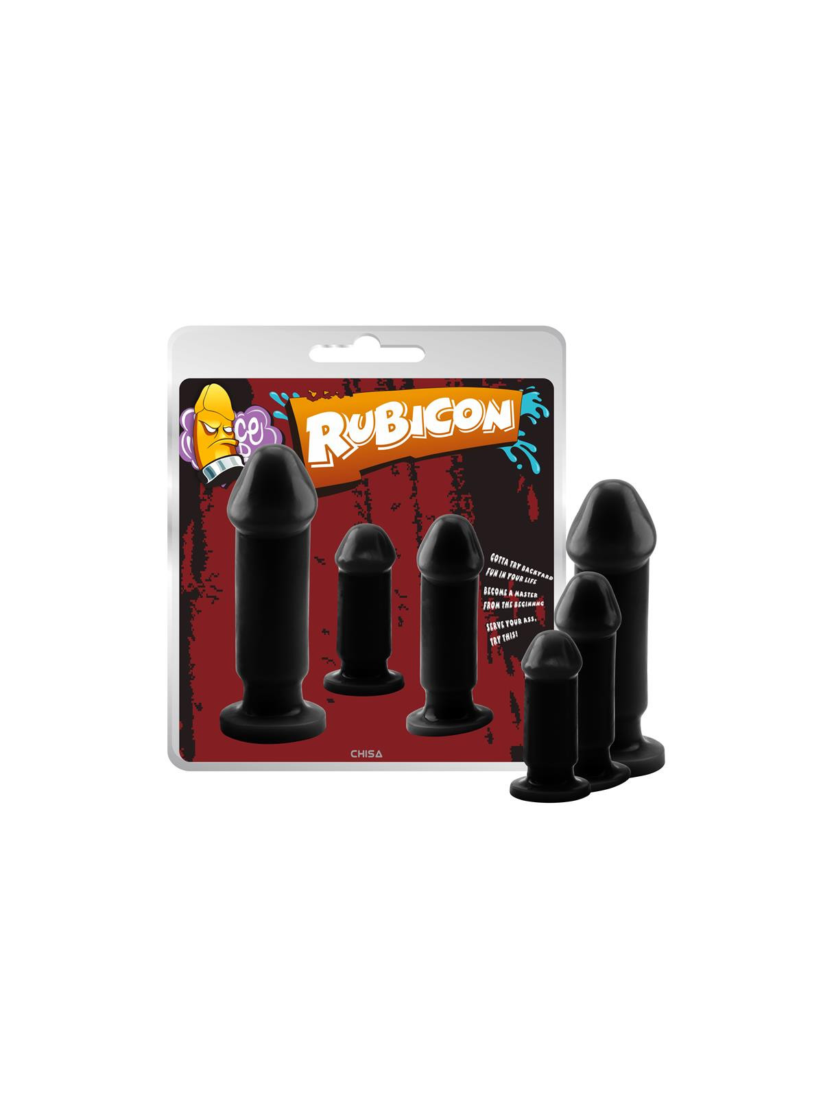 Kit 3 Plug Anal Evil Dark